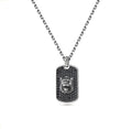 3D Lion Zircon Bubble Back Necklace in Sterling Silver