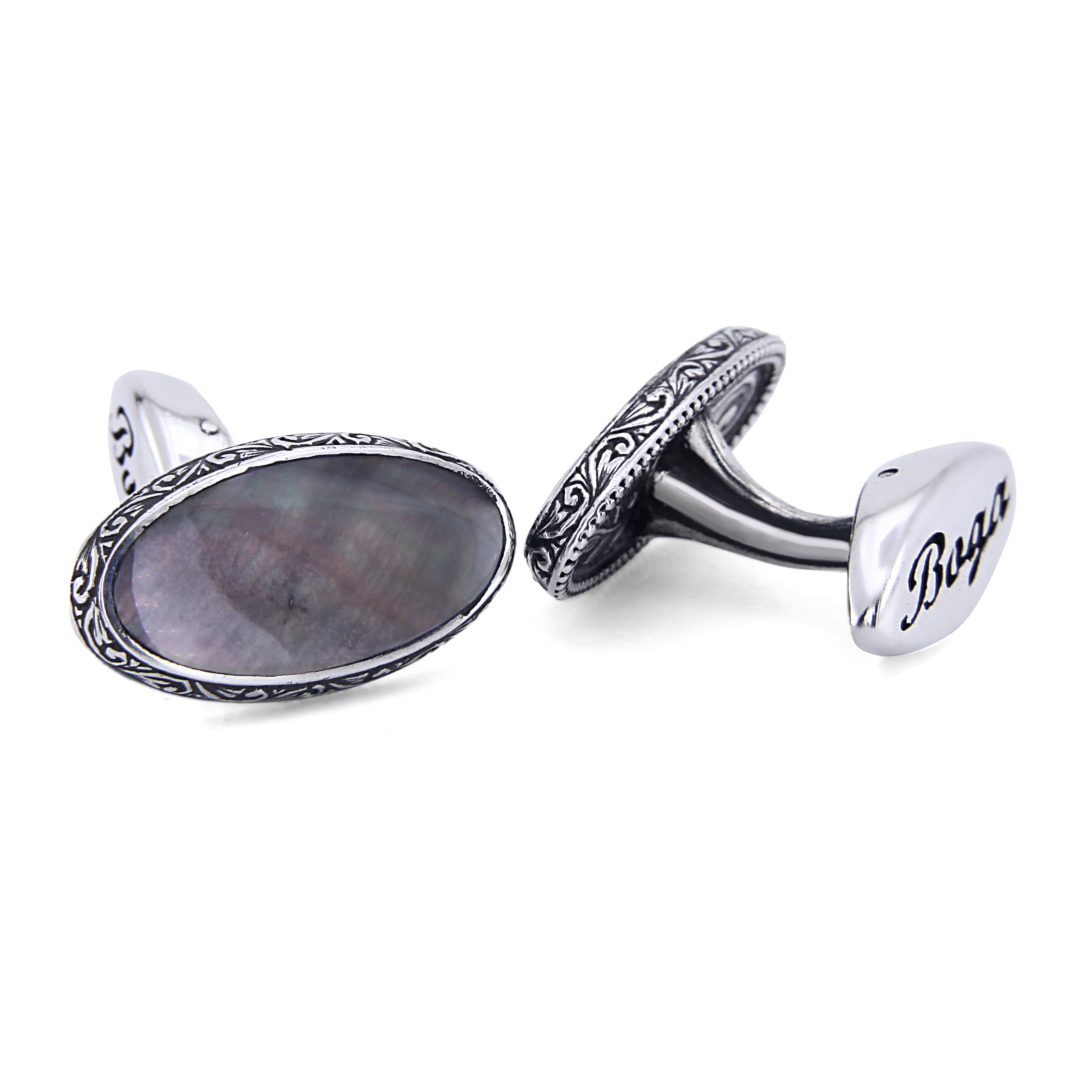Achantus Cufflinks in Sterling Silver