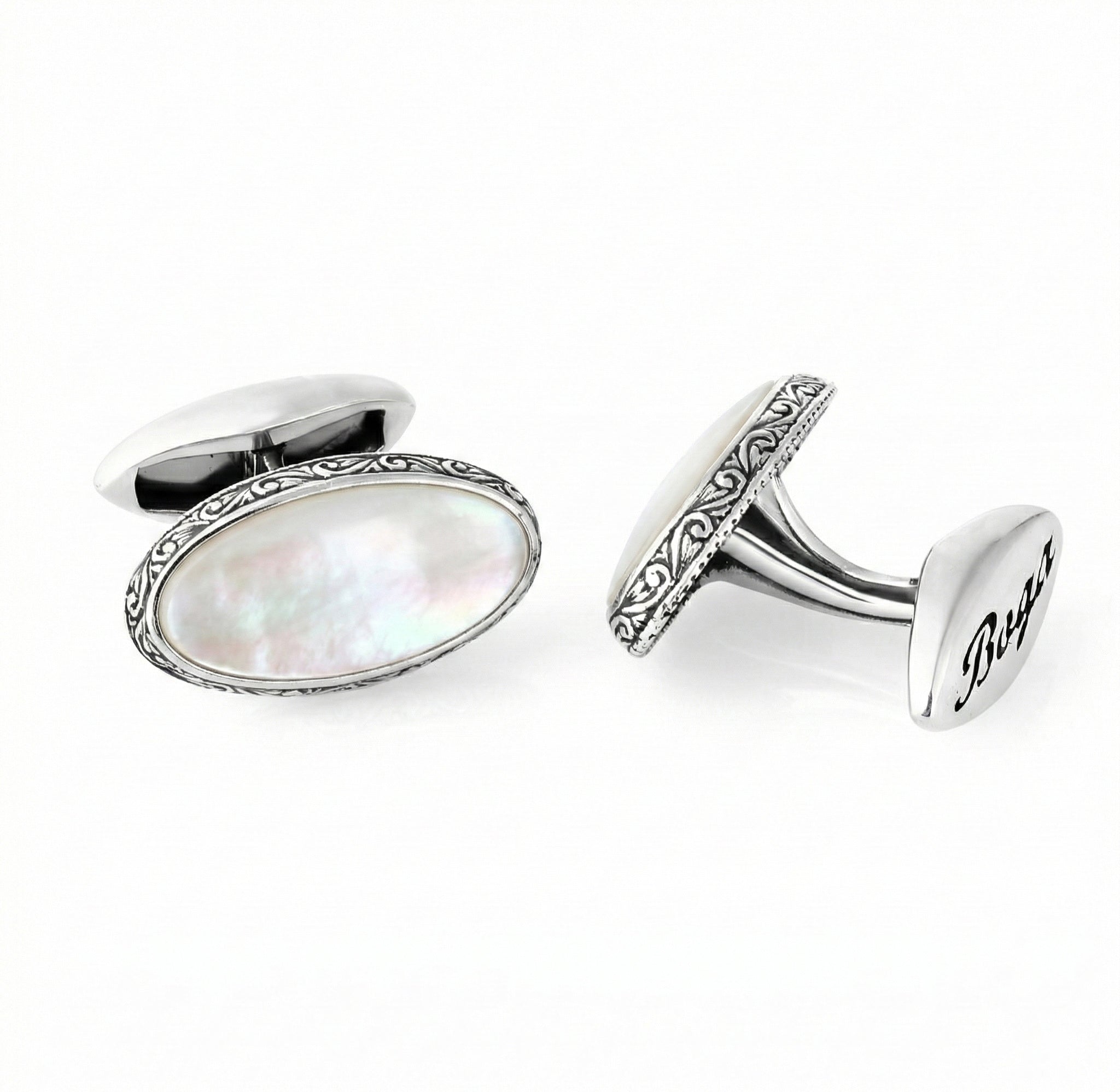 Achantus Cufflinks in Sterling Silver