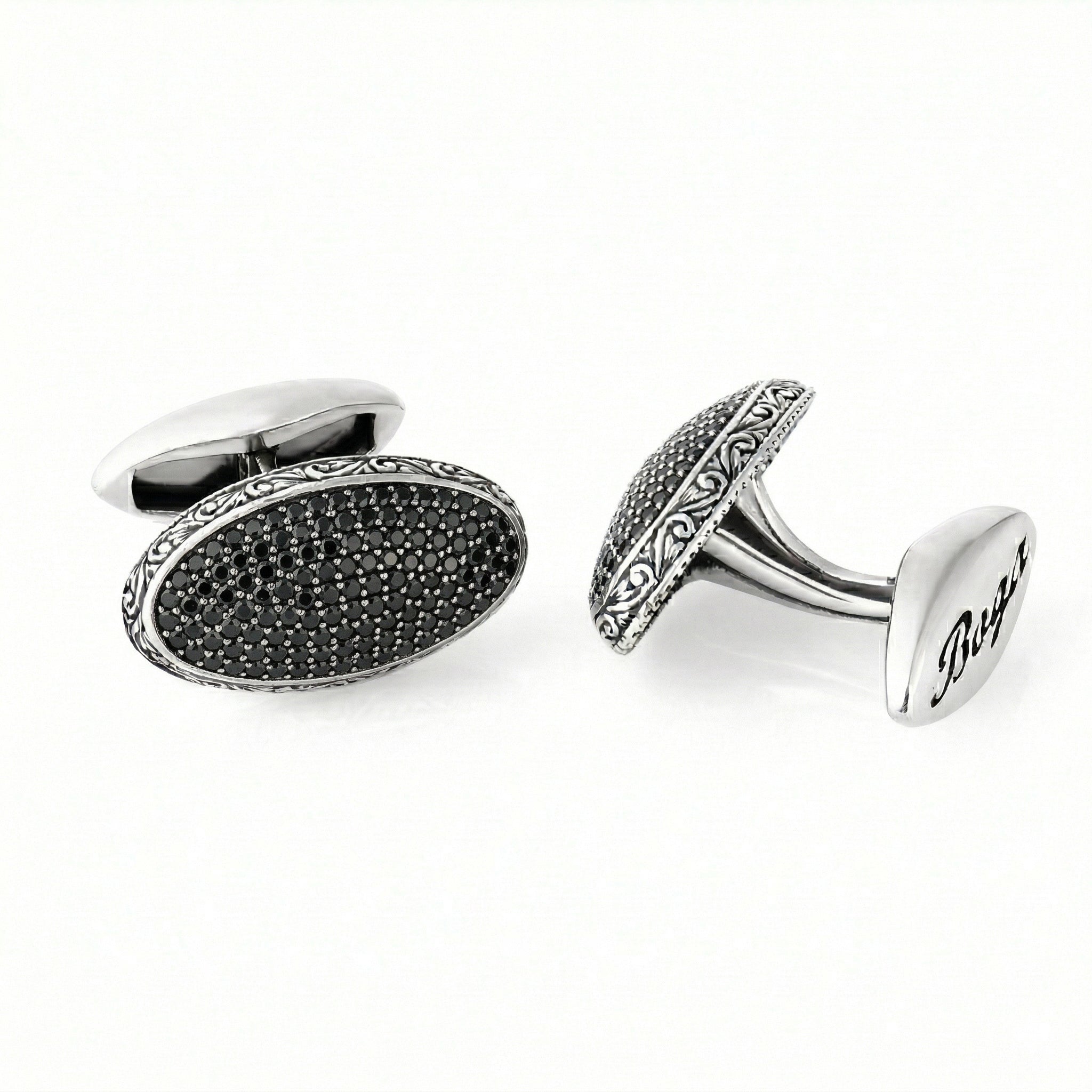 Achantus Cufflinks in Sterling Silver