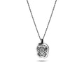 African Warrior Musk Necklace in Sterling Silver