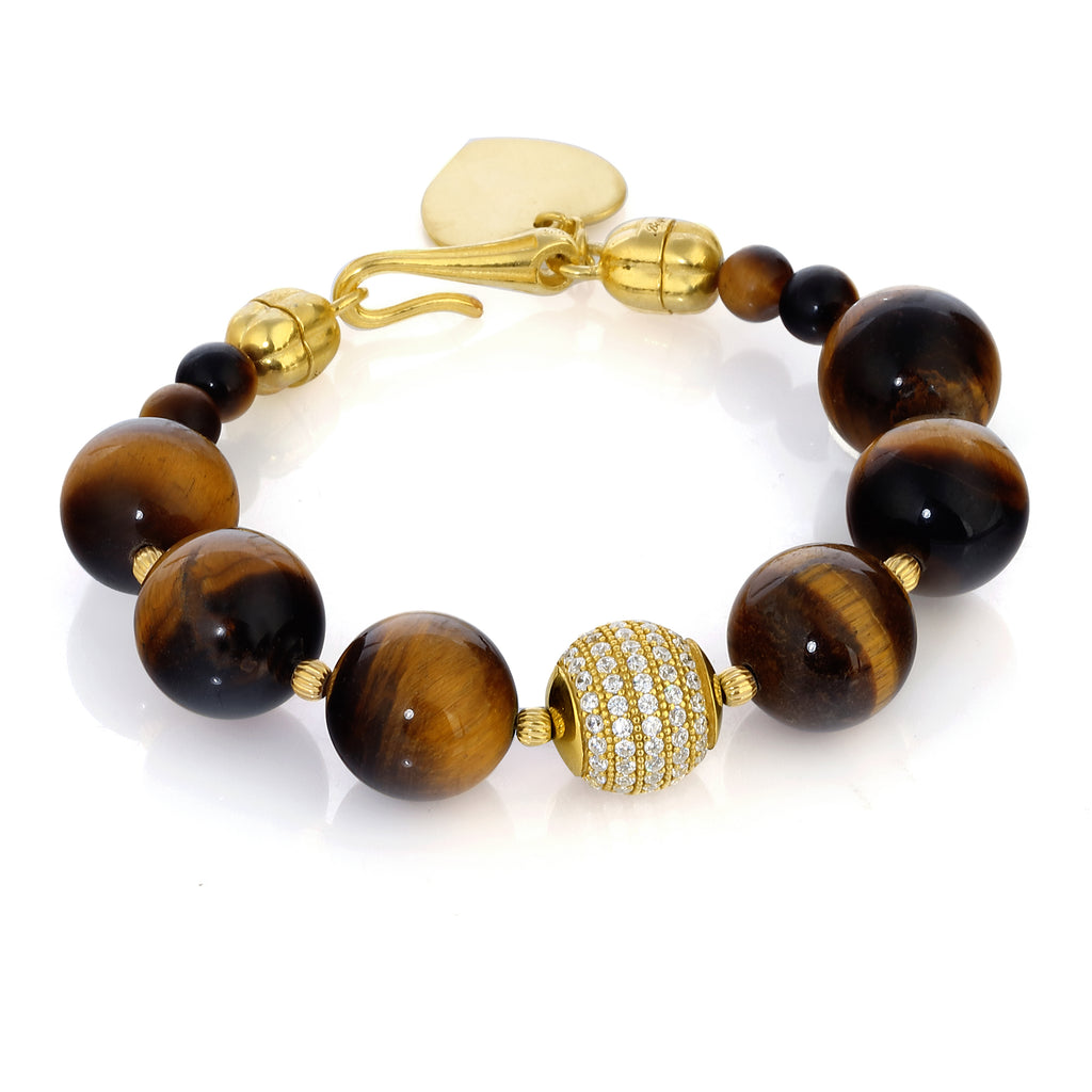 Aisha Gemstone Zircon Bracelet in Sterling Silver