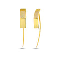 Amy Pave Earring in Sterling Silver