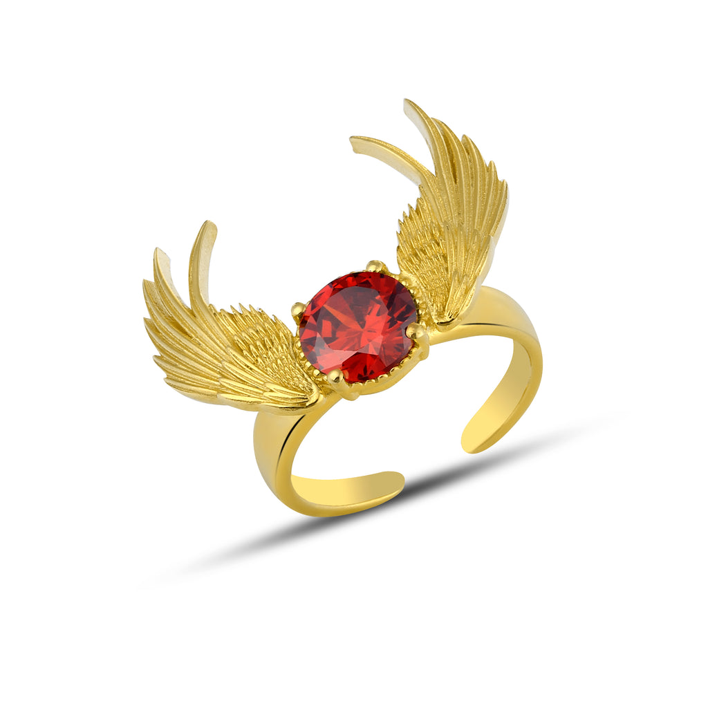 Angel Rng Ring in Sterling Silver