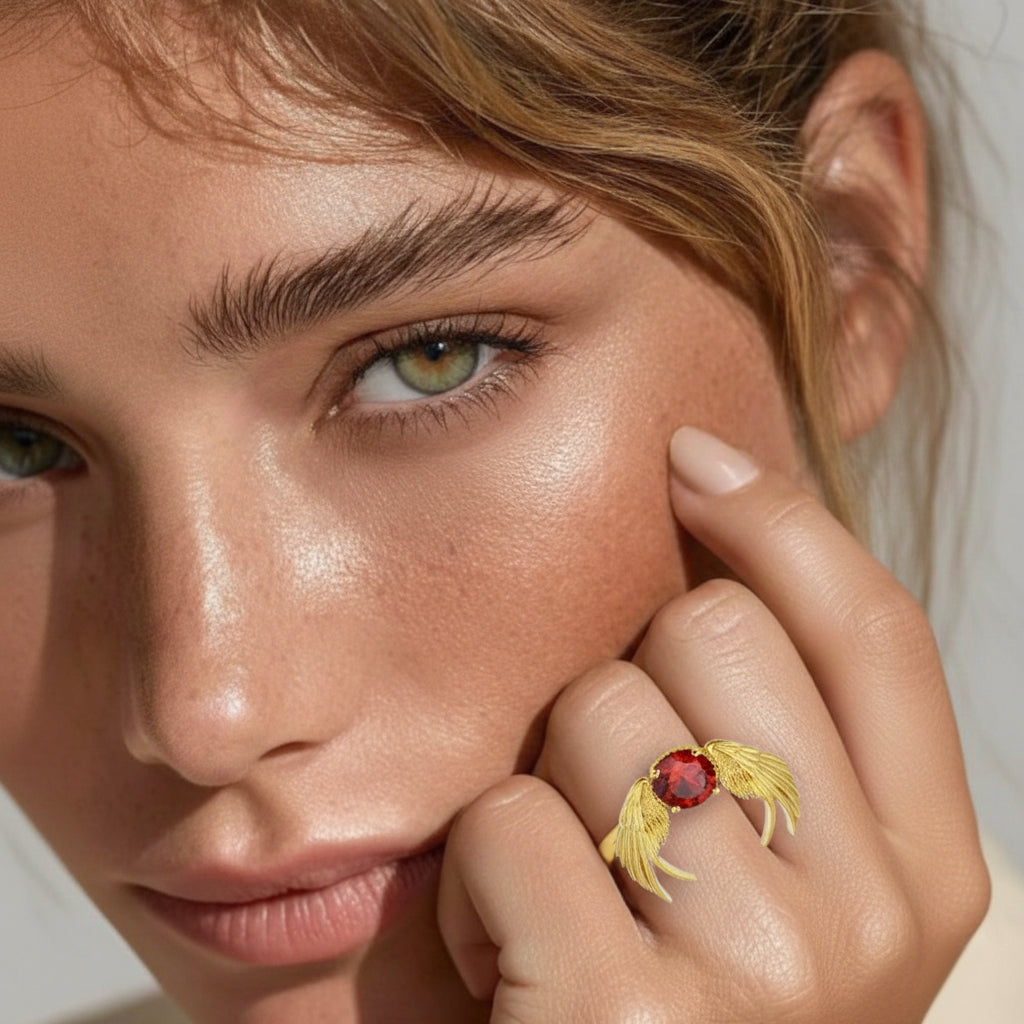 Angel Rng Ring in Sterling Silver