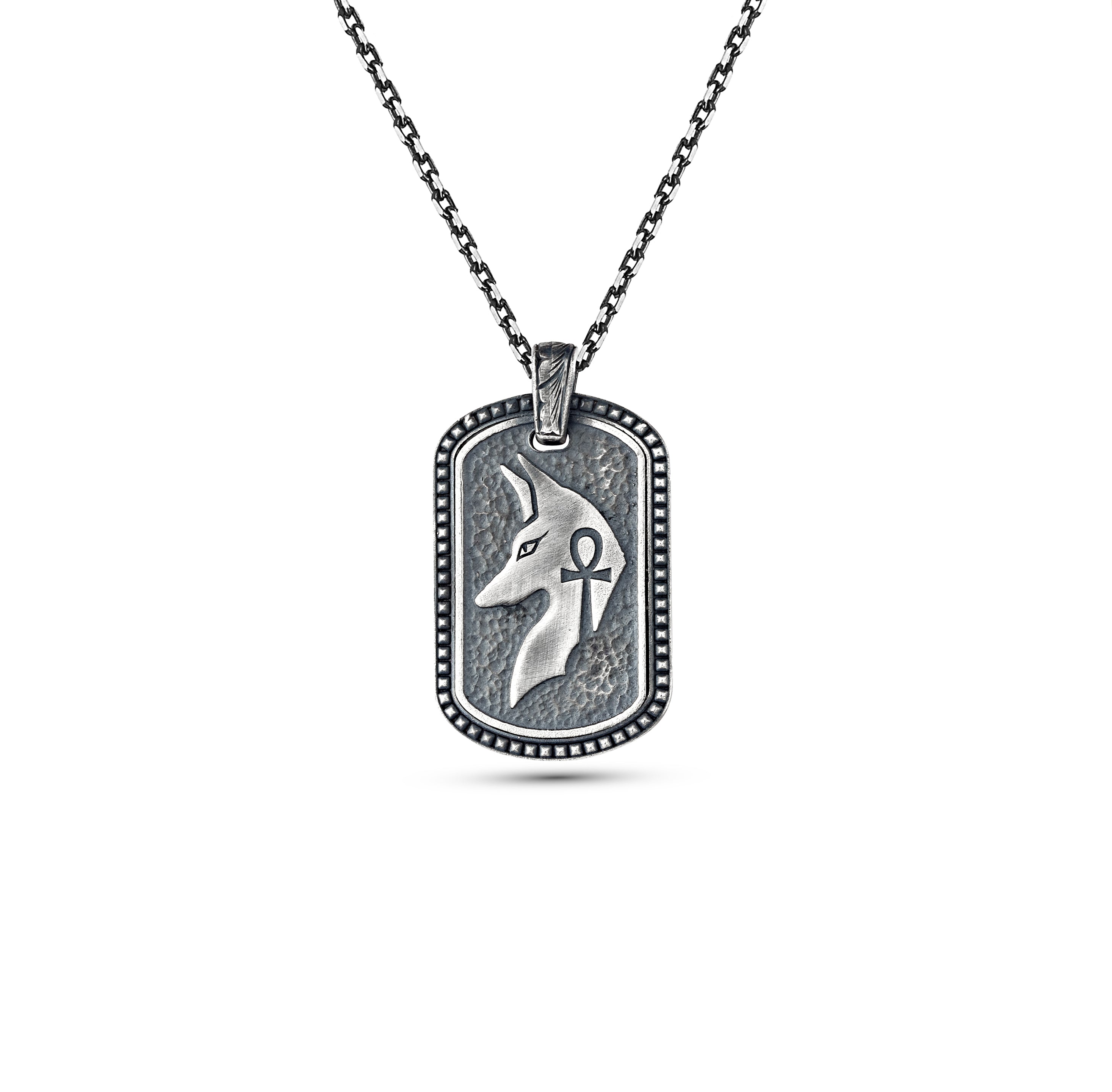 Anubis Necklace in Sterling Silver