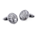Aqua Cufflinks in Sterling Silver