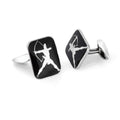 Archer Cufflinks in Sterling Silver