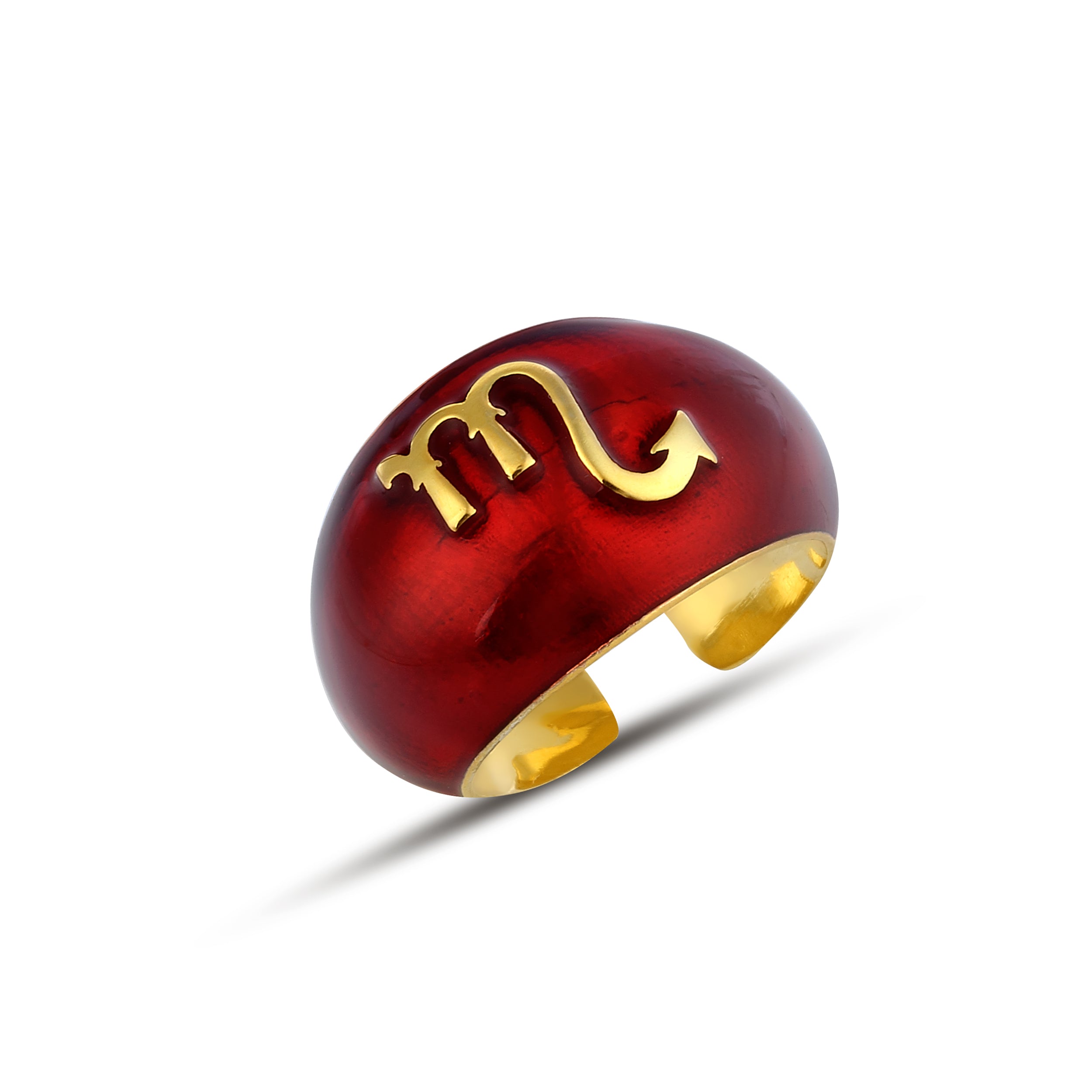 Akrep-scorpio Rng Ring in Sterling Silver