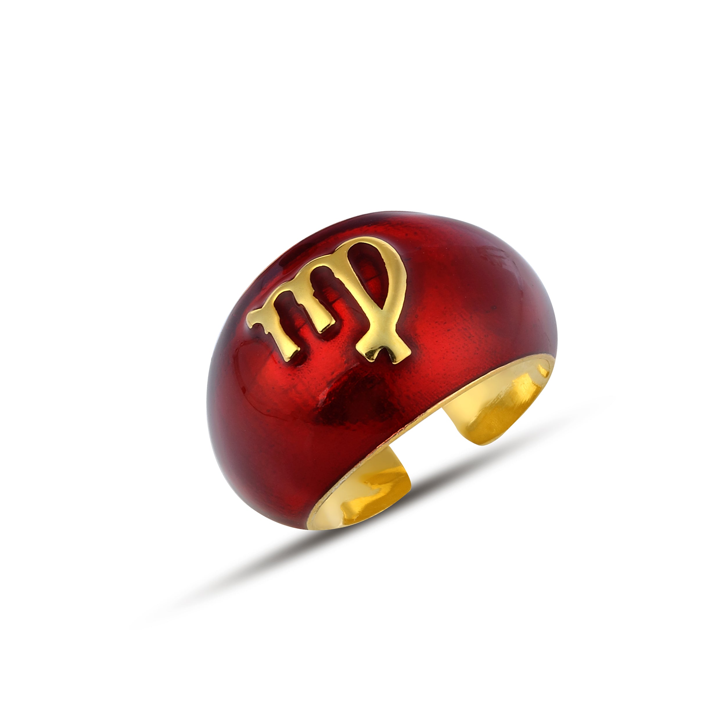 Virgo-başak Rng Ring in Sterling Silver
