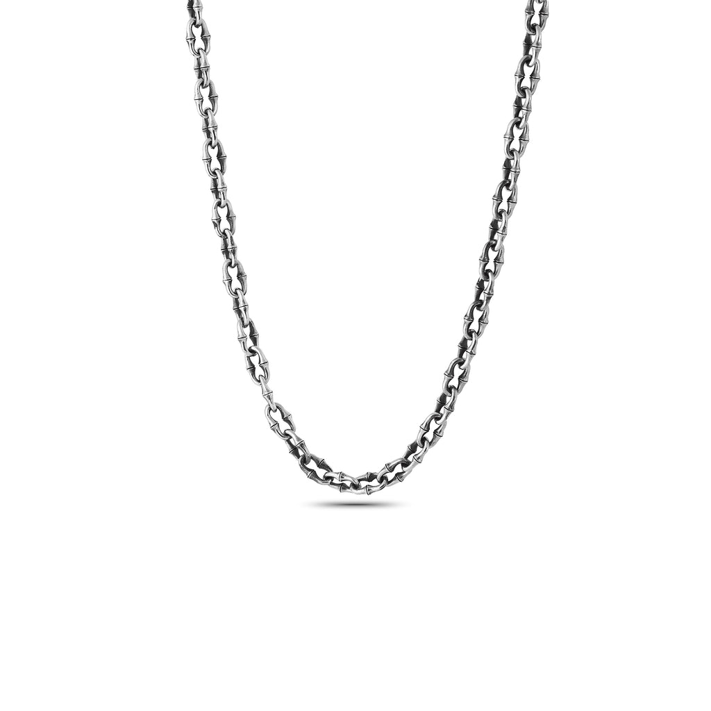 Bamboo Necklace in Sterling Silver