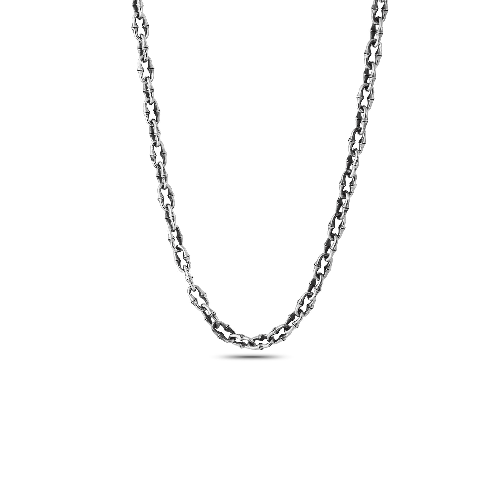 Bamboo Necklace in Sterling Silver