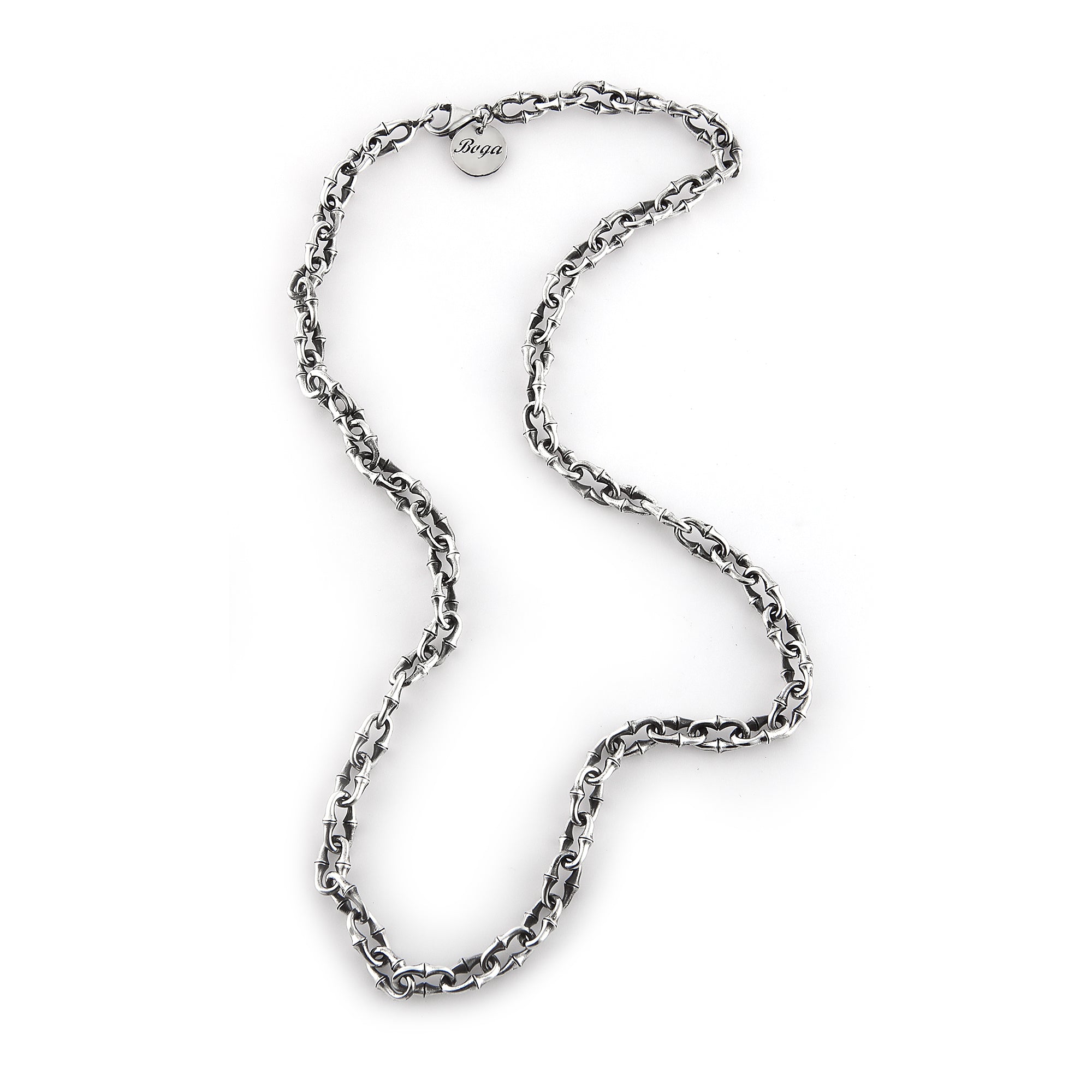 Bamboo Necklace in Sterling Silver