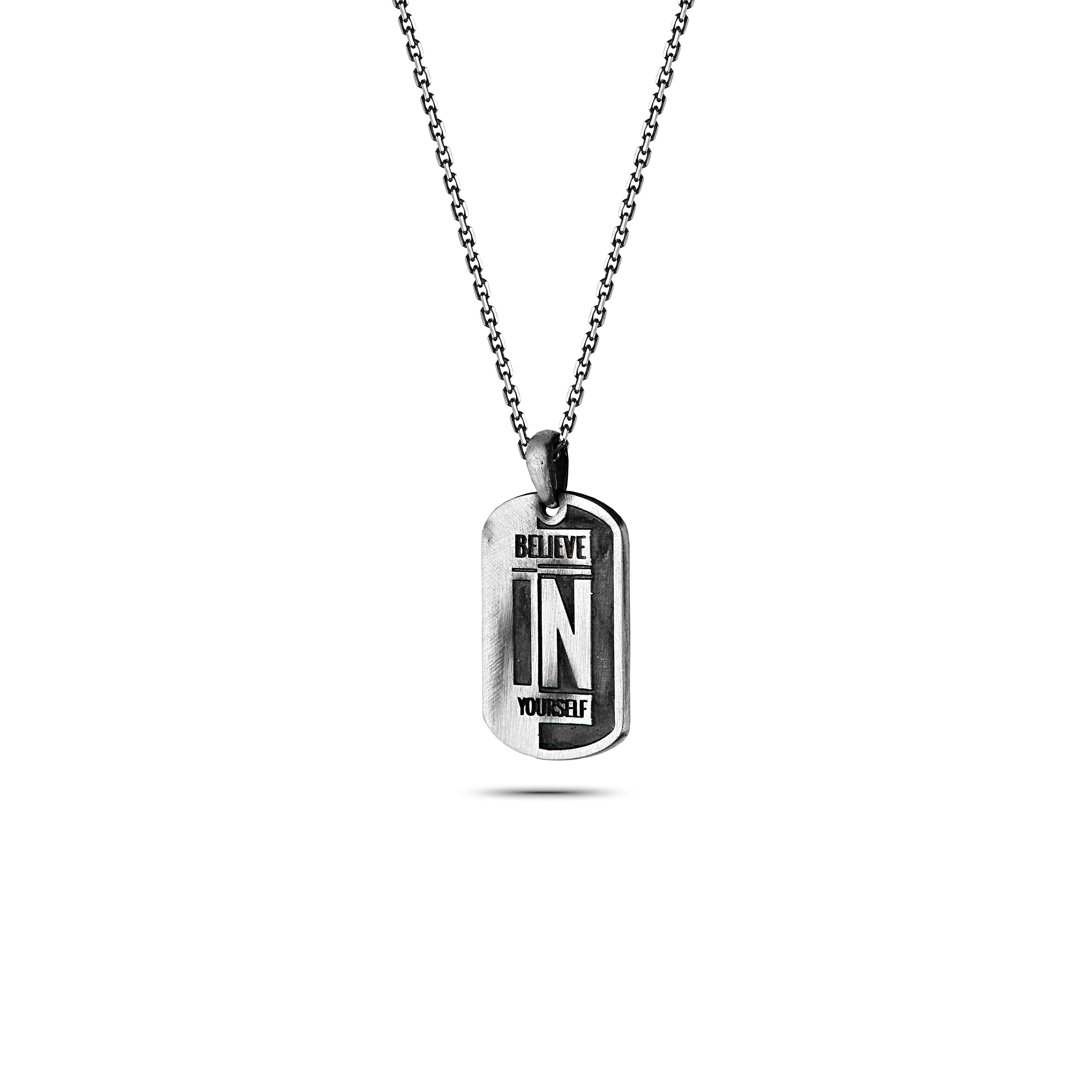 Believe in Yourself Necklace in Sterling Silver