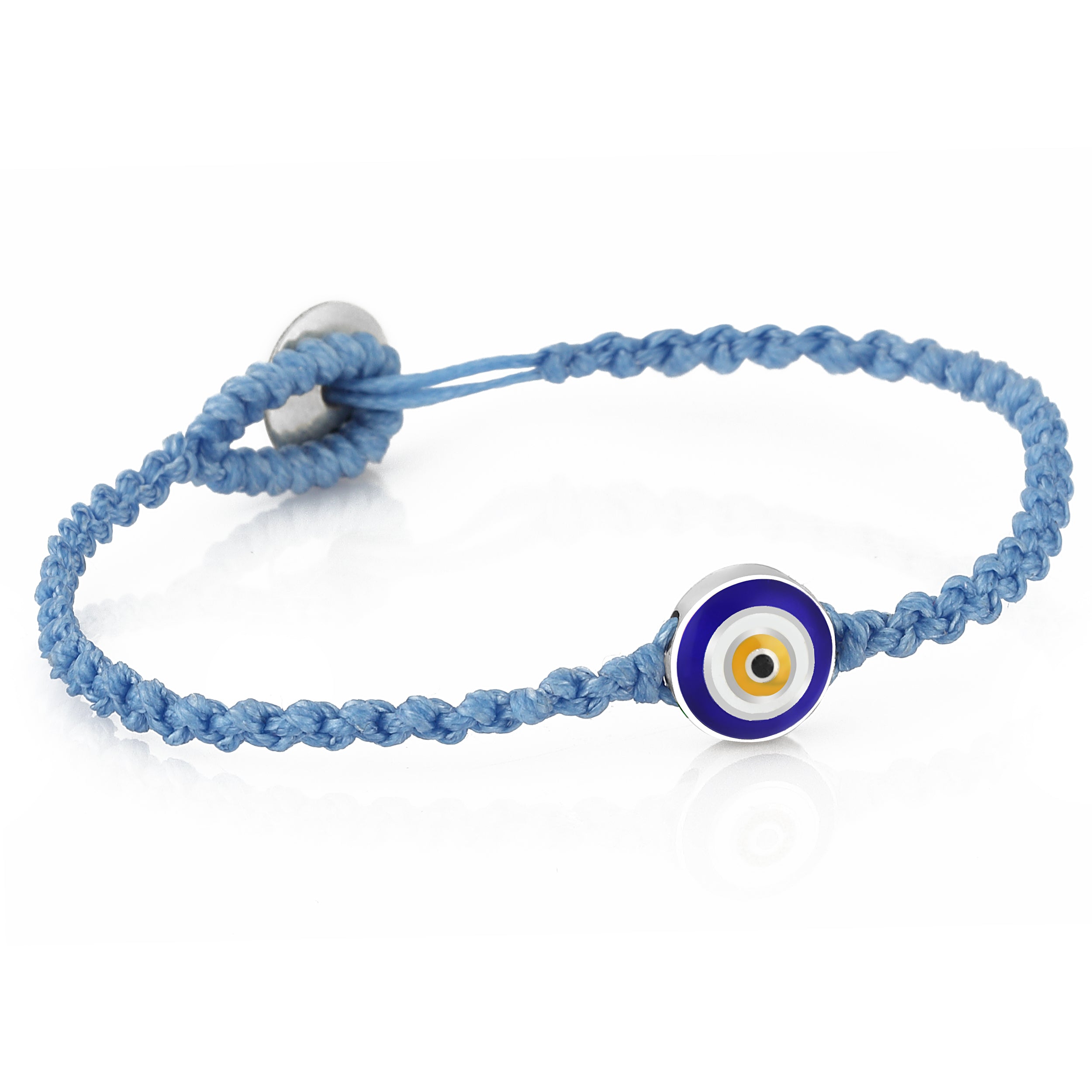 Evil Eye Bracelet in Sterling Silver