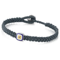 Evil Eye Square Bracelet in Sterling Silver