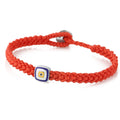Evil Eye Square Bracelet in Sterling Silver