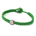 Evil Eye Square Bracelet in Sterling Silver