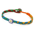 Evil Eye Square Bracelet in Sterling Silver