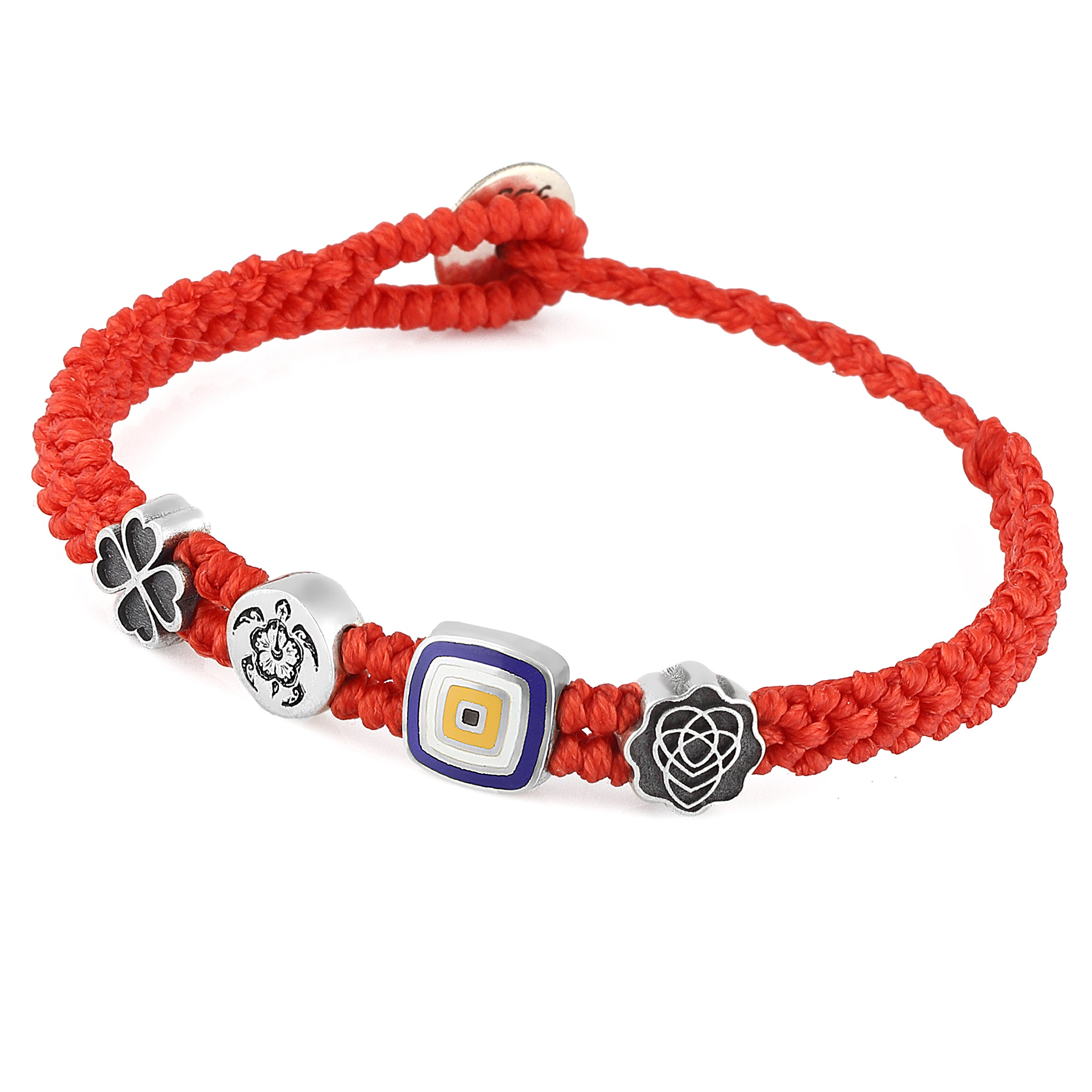 Evil Eye Symbols Bracelet in Sterling Silver