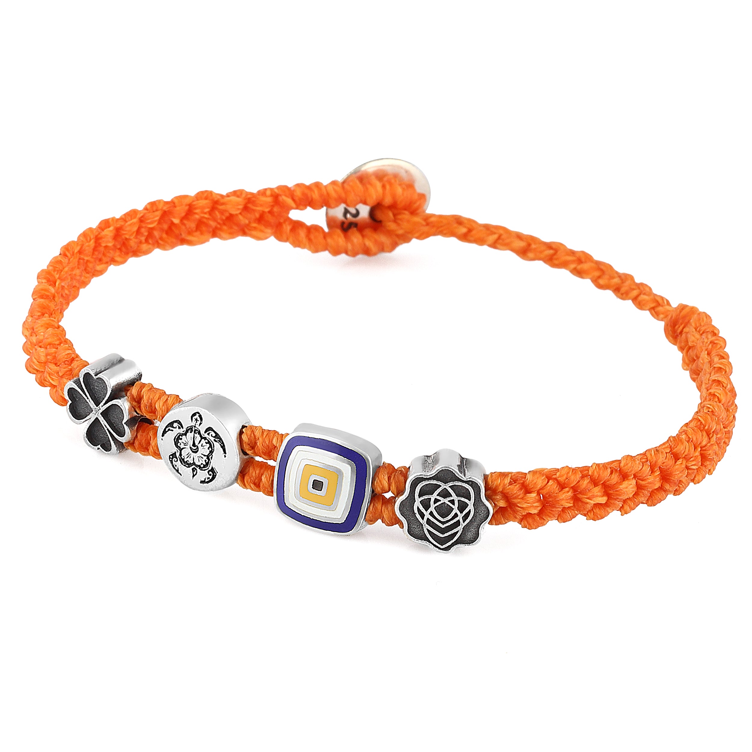 Evil Eye Symbols Bracelet in Sterling Silver
