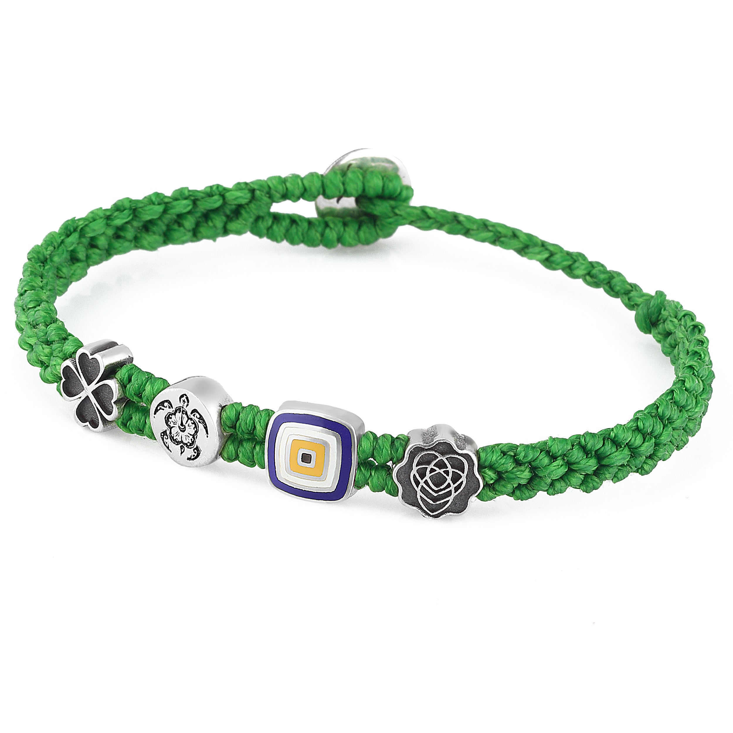 Evil Eye Symbols Bracelet in Sterling Silver