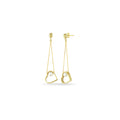 Heart Mp Earring in Sterling Silver