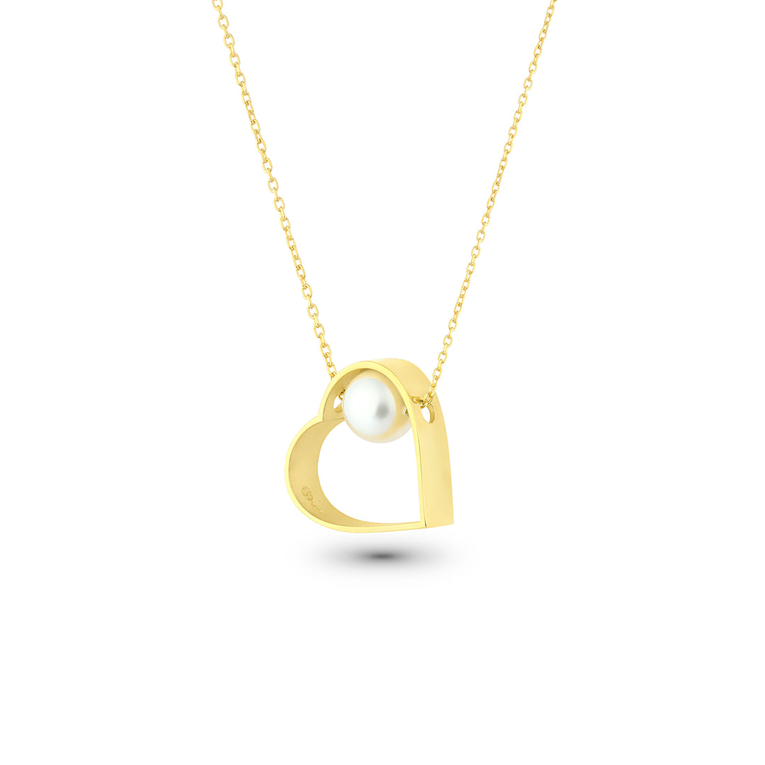 Heart-m Necklace in Sterling Silver
