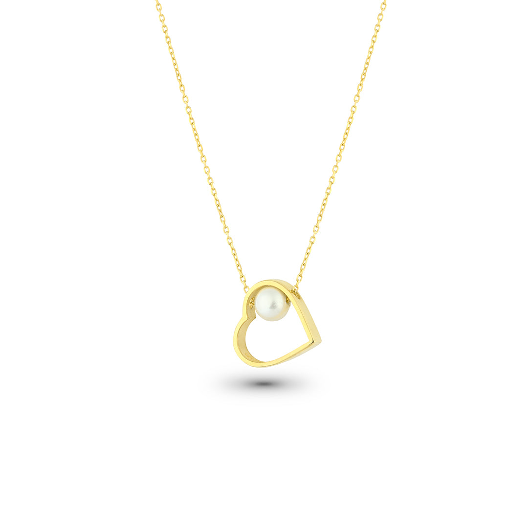 Heart-s Necklace in Sterling Silver