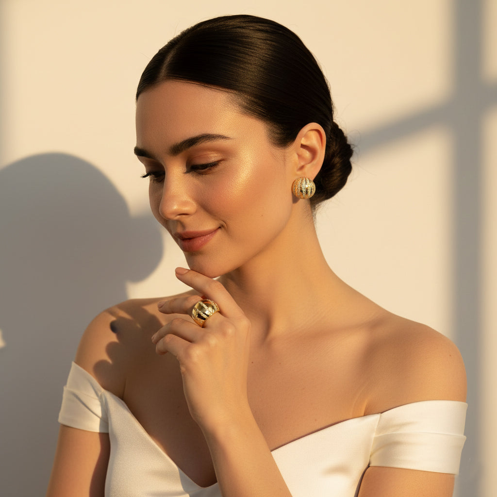 Bianca Earring in Sterling Silver