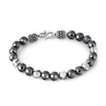 Bjorn Fst Gem Stone Silver Ball Bracelet in Sterling Silver