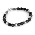 Bjorn Fst Gem Stone Silver Ball Bracelet in Sterling Silver