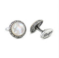 Camelia Cufflinks in Sterling Silver