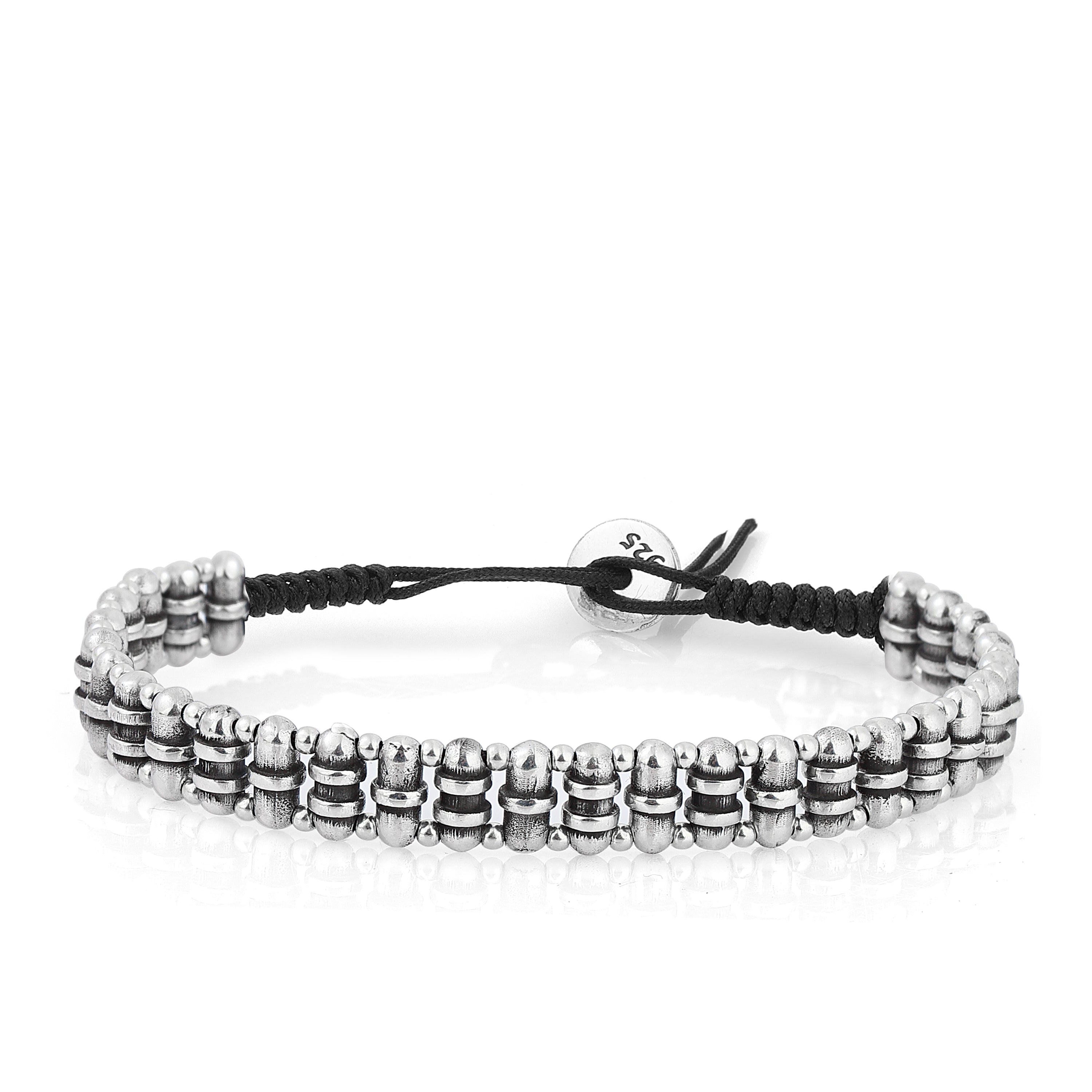Cap Snake 2mmb Disc Bracelet in Sterling Silver