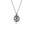 Celtic Skull 25 - Necklace in Sterling Silver