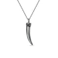 Claw Lion Necklace in Sterling Silver