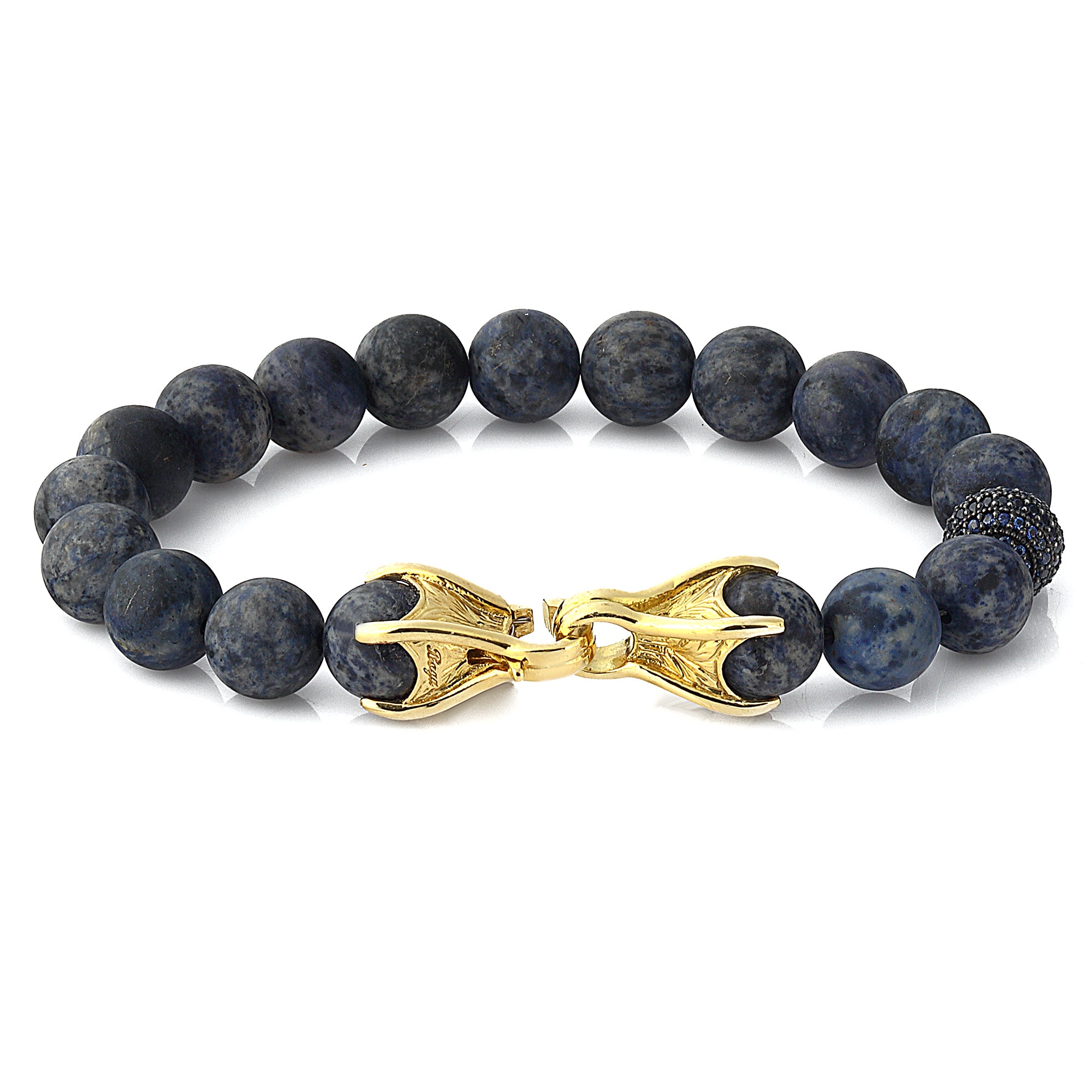 Claw Lock 10m Sapphire in Sterling Silver & 18K Gold