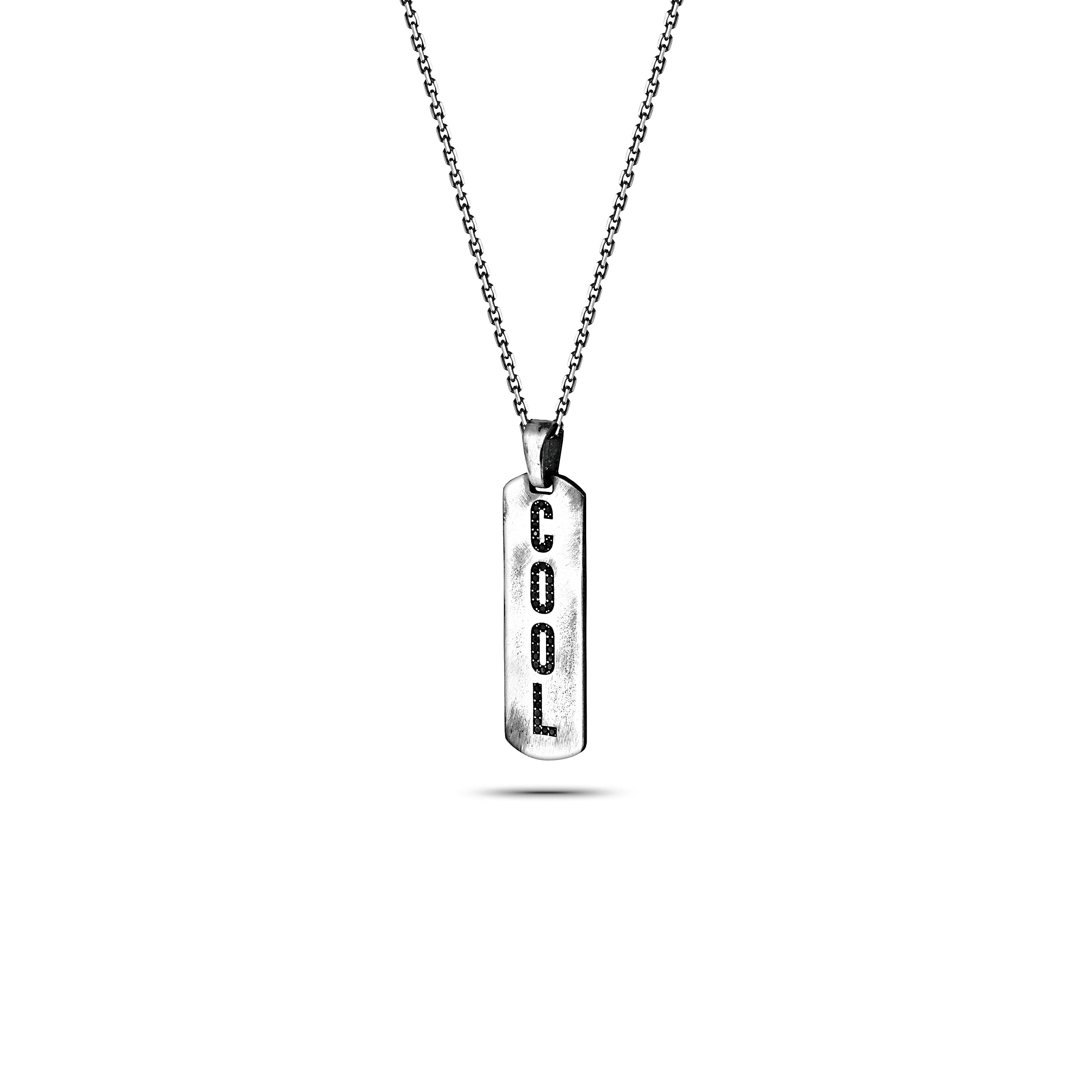 Cool Zircon Necklace in Sterling Silver