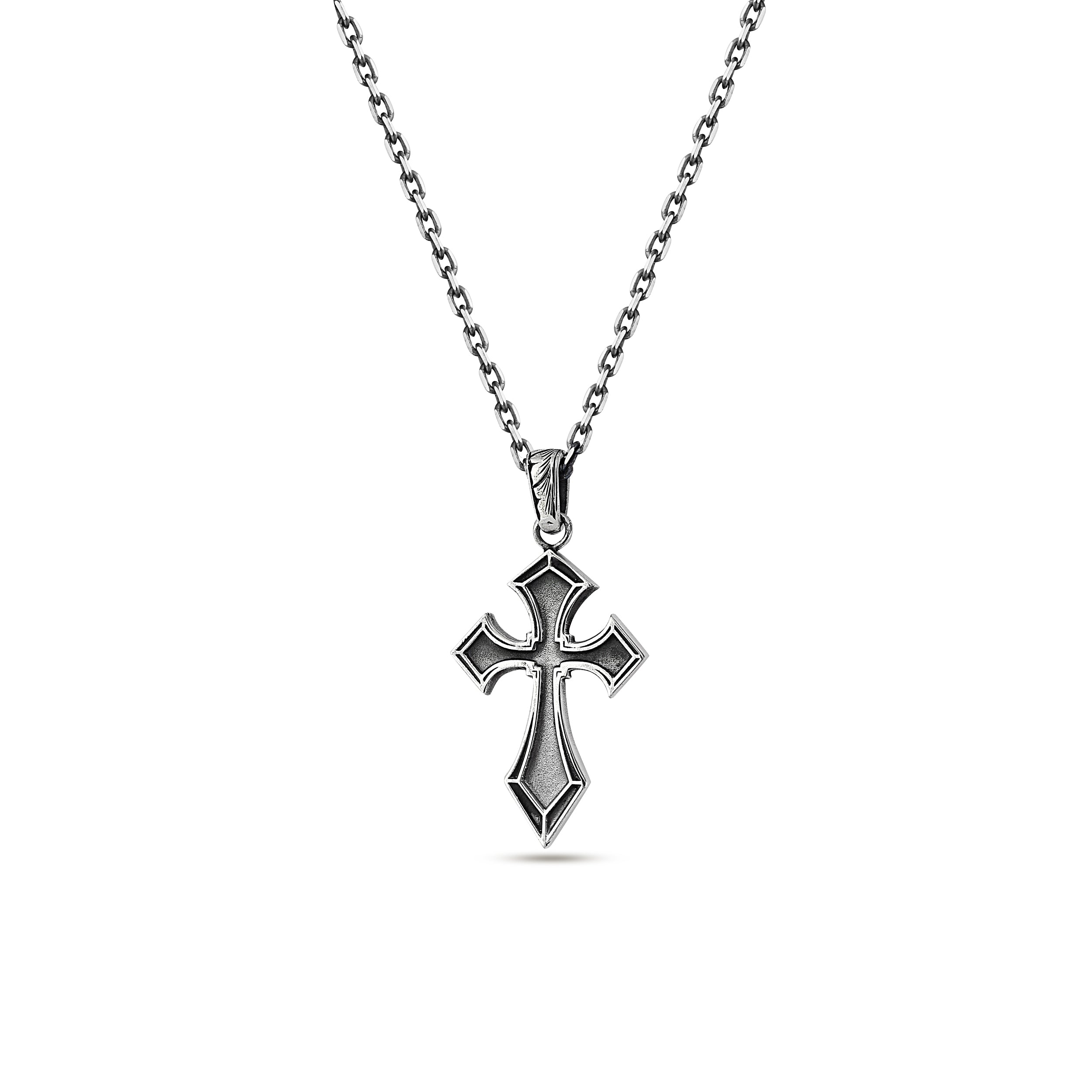Cross Necklace in Sterling Silver