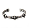Cuff Fleur de Lis Bracelet Bracelet in Sterling Silver