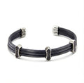 Cuff Shield Bracelet in Sterling Silver