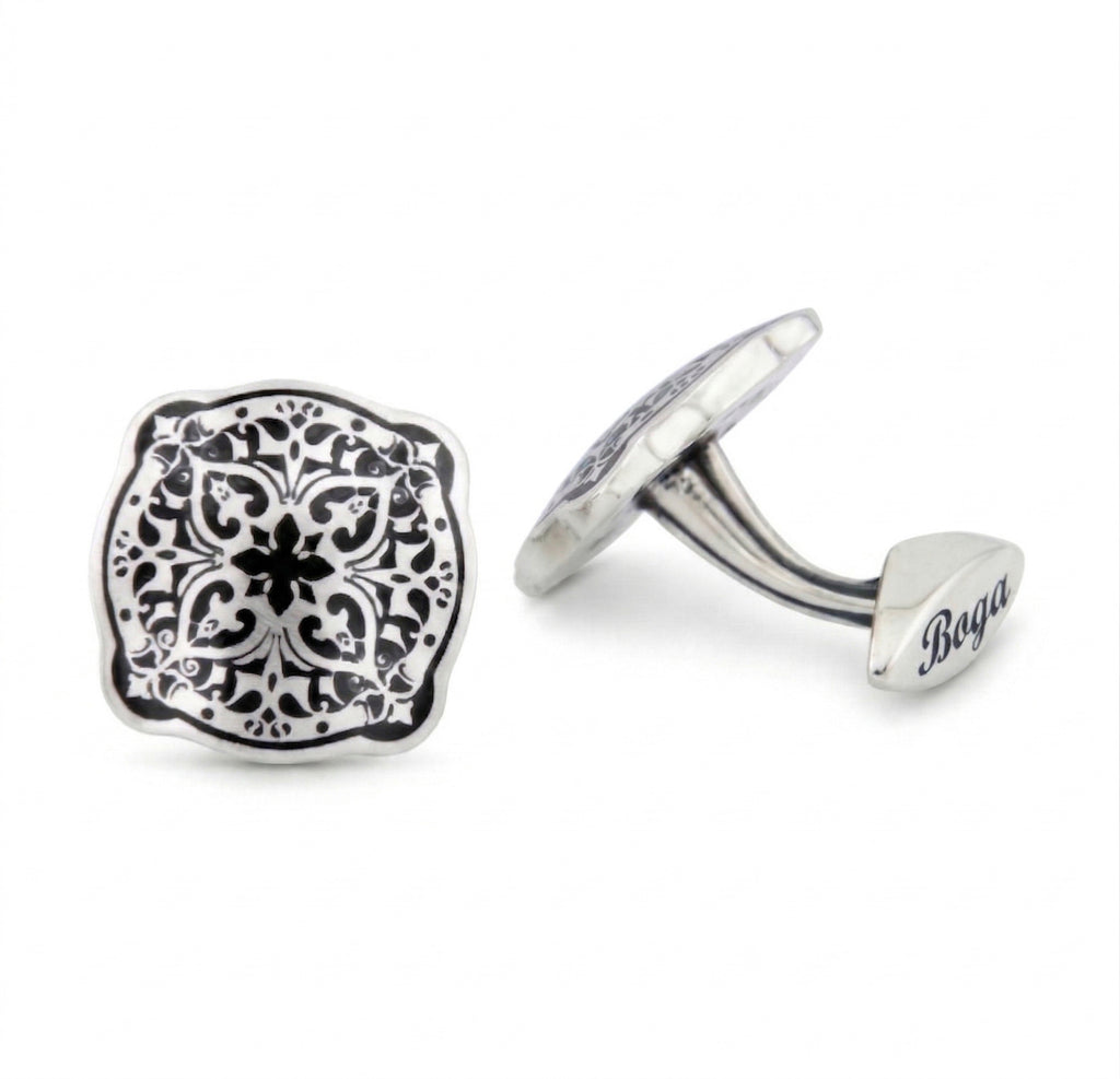 Darga Cufflinks in Sterling Silver