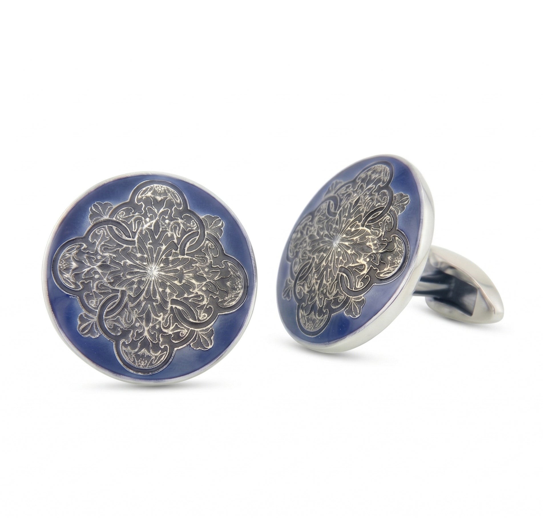 Dignity Line Cufflinks in Sterling Silver