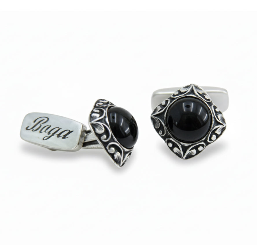 Dion Cufflinks in Sterling Silver