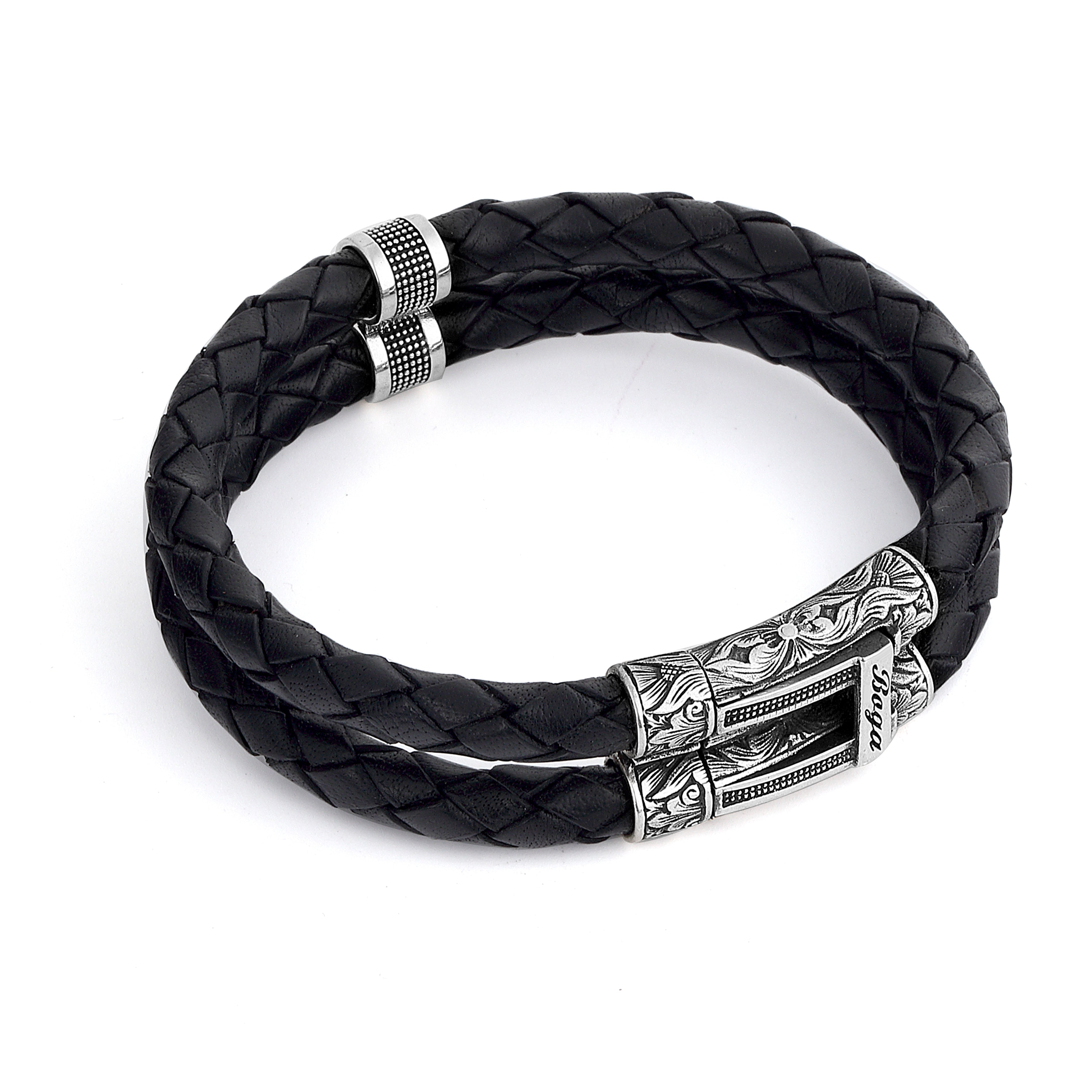 Double Lock Bracelet in Sterling Silver