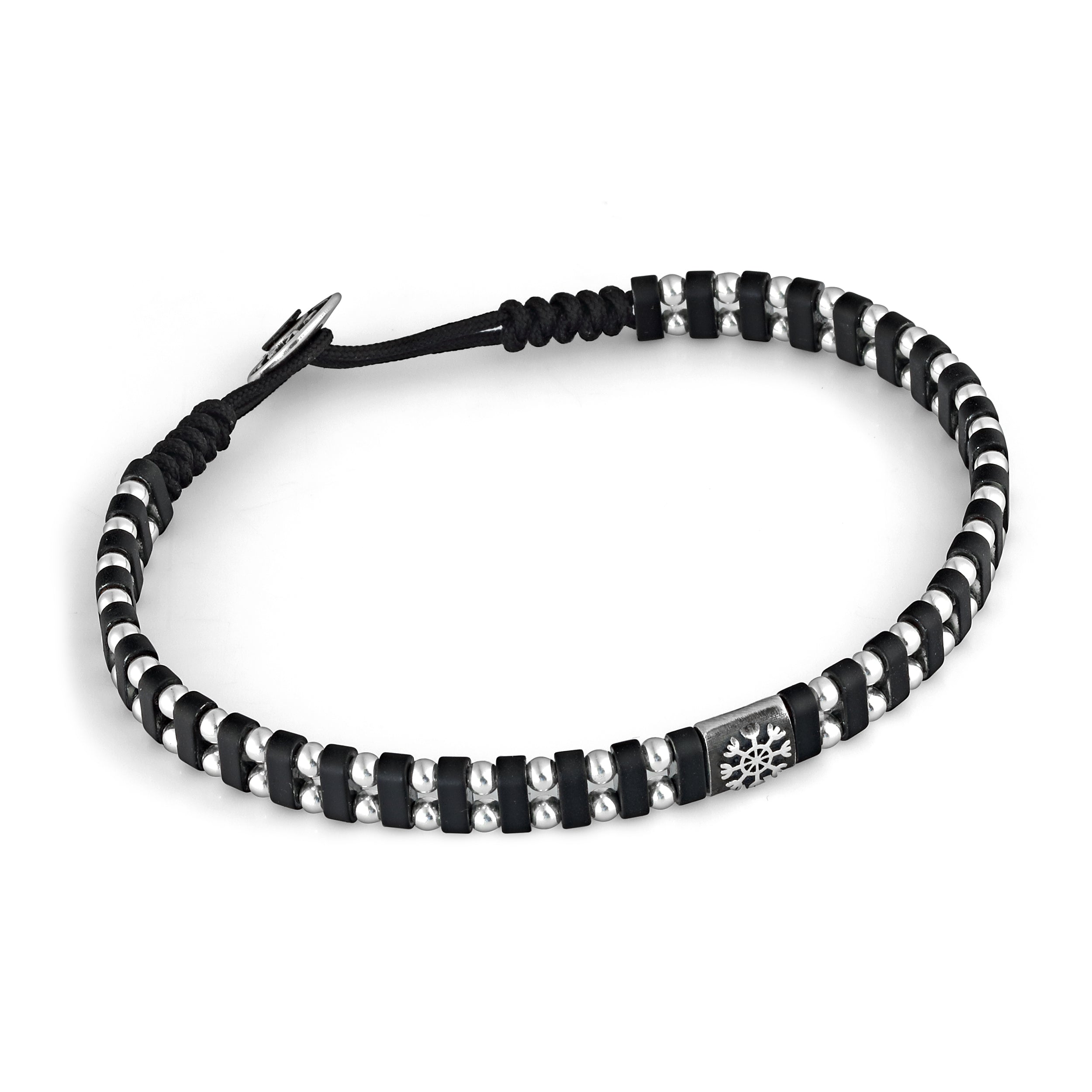 Dream Hematite Small Black Bracelet in Sterling Silver