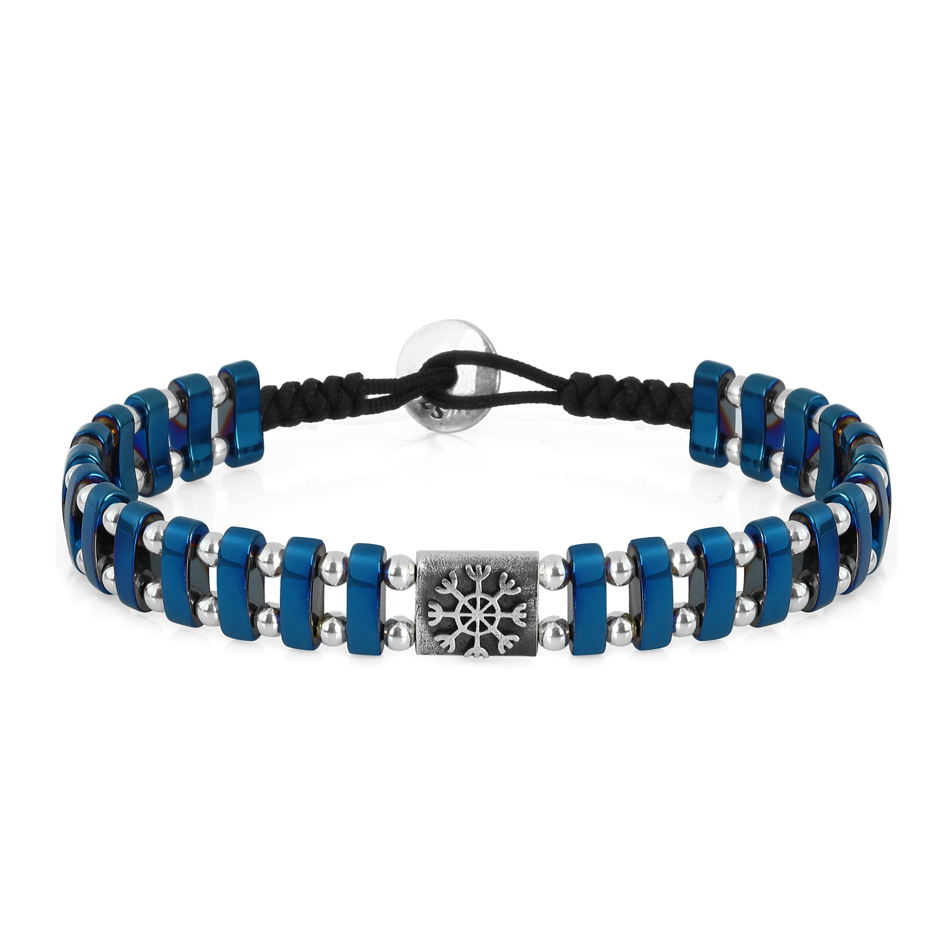Dream Viking Hematite Bracelet in Sterling Silver