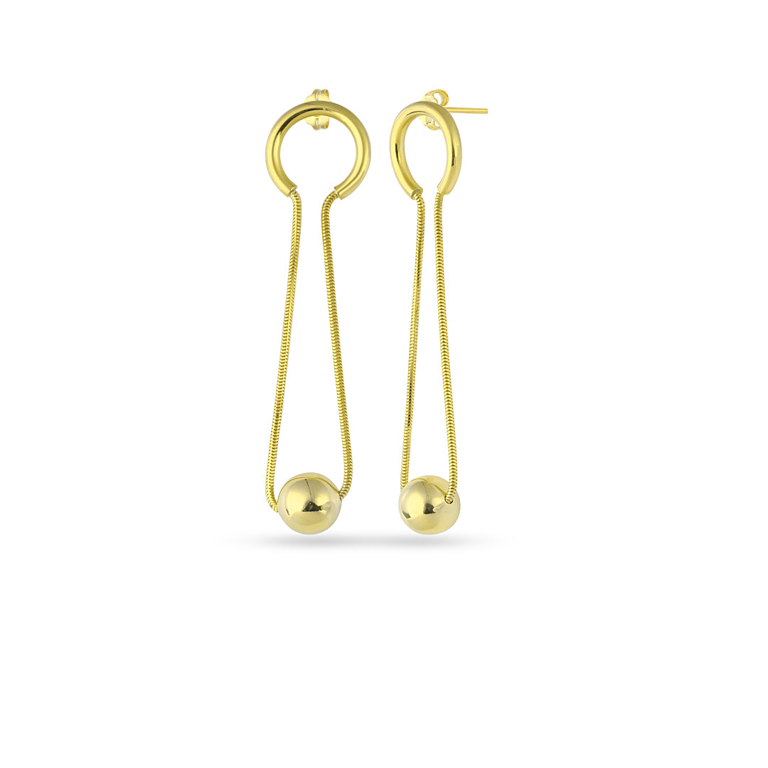 Uranus Earring in Sterling Silver