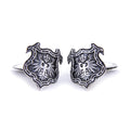 Eagle Shield Cufflinks in Sterling Silver