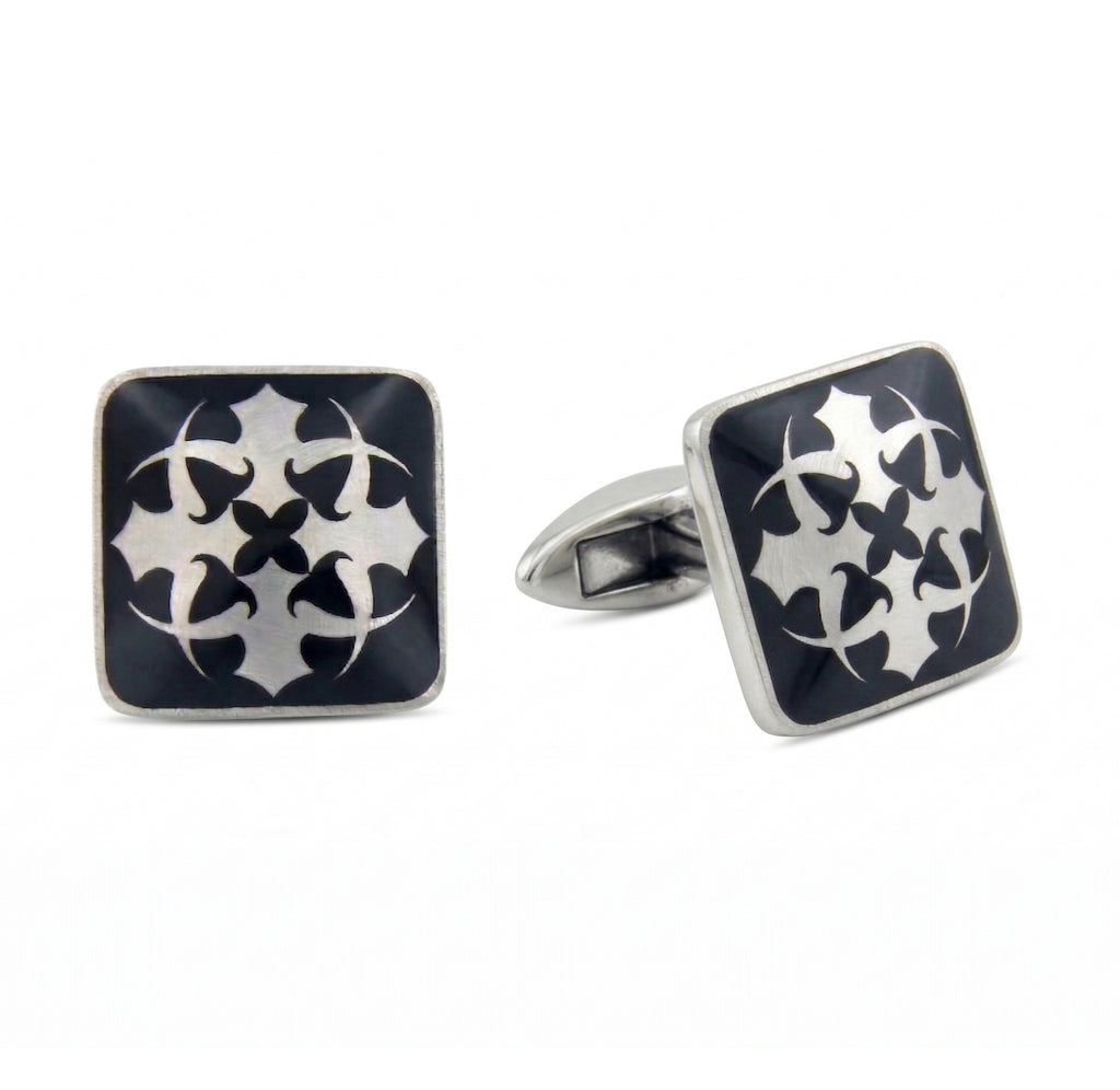 Edgaron Cufflinks in Sterling Silver